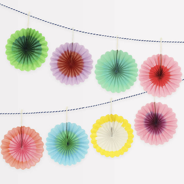 גרילנדת מניפות מיני - meri meri