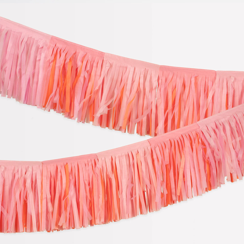 שרשרת פרנזים גווני ורוד - meri meri