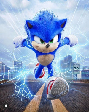 דף סוכר אכיל מוכן לעוגה -סוניק