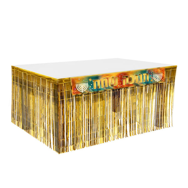 חצאית לשולחן חנוכה