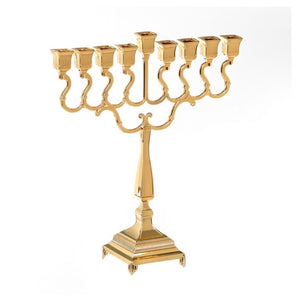 חנוכיה צבע זהב