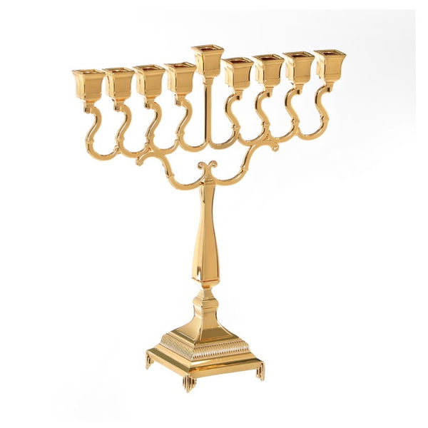 חנוכיה צבע זהב