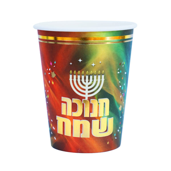 כוסות נייר חנוכה