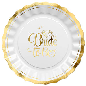 צלחות גדולות bride to be