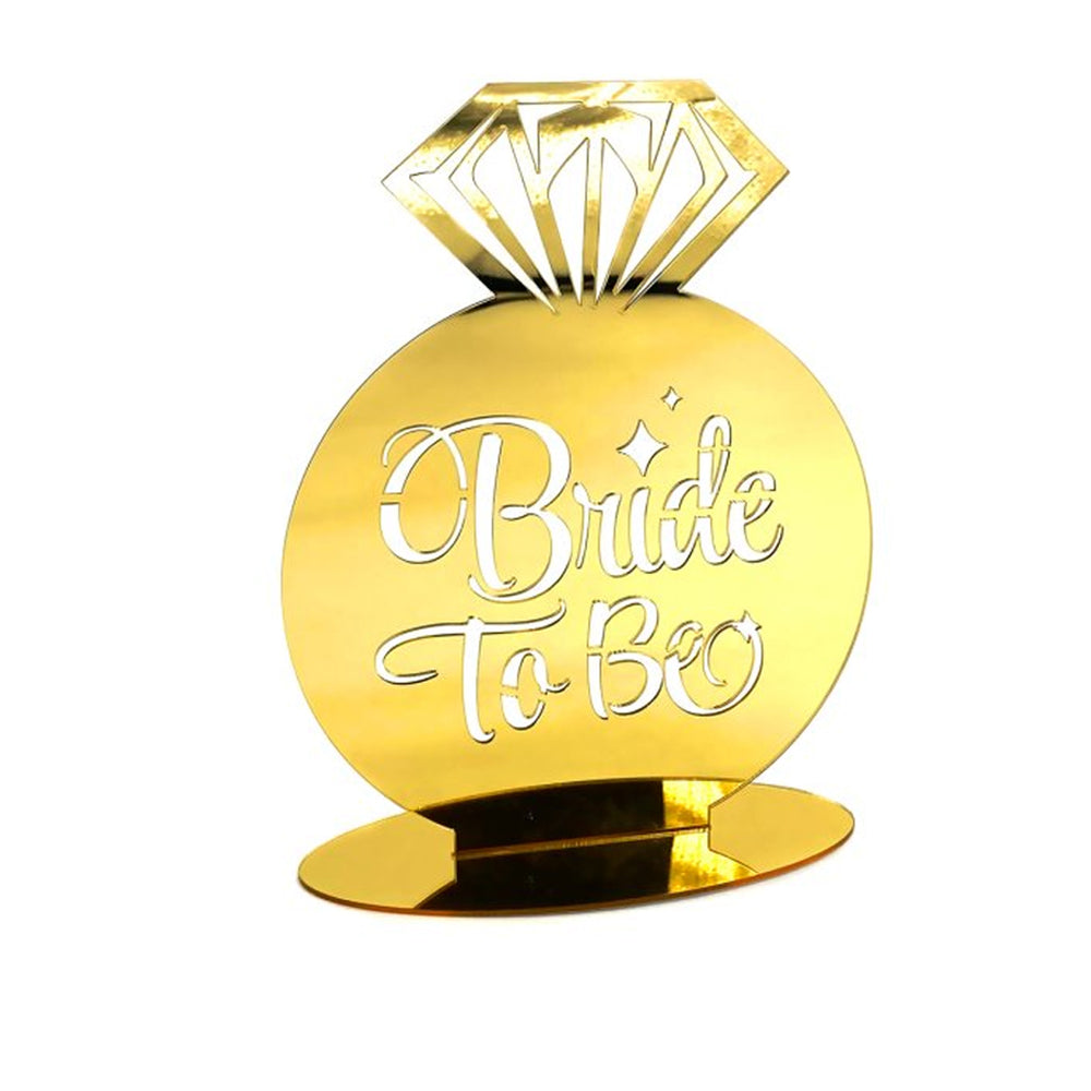 מרכז שולחן יהלום bride to be