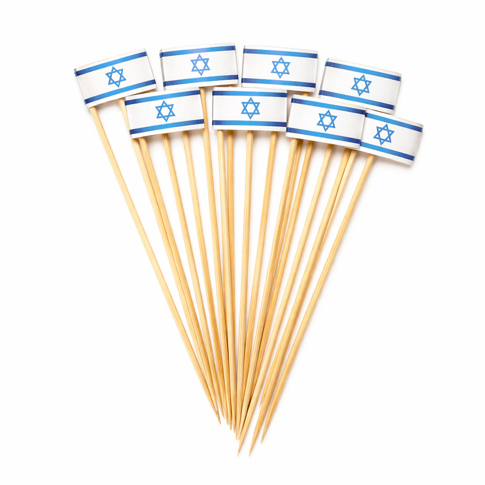 קיסמים  ארוכים דגל ישראל