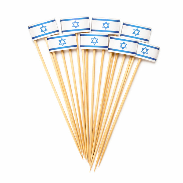 קיסמים  ארוכים דגל ישראל