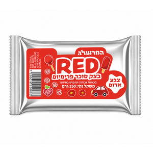 בצק סוכר טבעוני - אדום