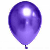 6 בלוני גומי כרום סגול- ללא ניפוח