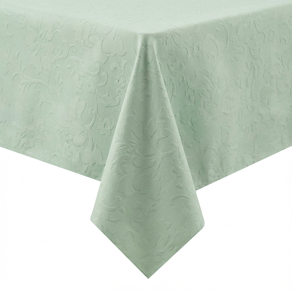 מפת שולחן מוטבעת בצבע מרווה