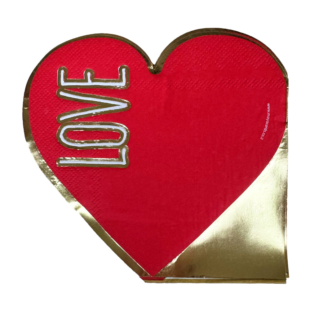 מפית בצורת לב