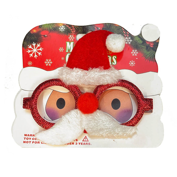 משקפי סנטה אדומות