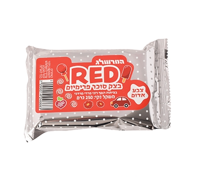 בצק סוכר טבעוני - אדום