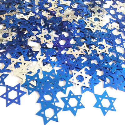 קונפטי מגן דוד ליום העצמאות