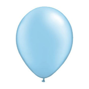 10 בלונים בצבע תכלת- ללא ניפוח