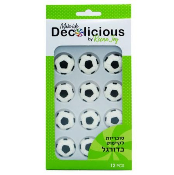 מארז קישוטי בצק סוכר- כדורגל