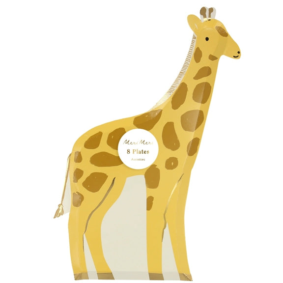 צלחות בצורת ג'ירפה