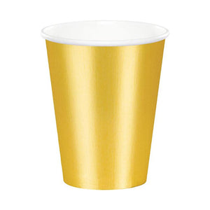 יחידות 20 כוסות נייר זהב