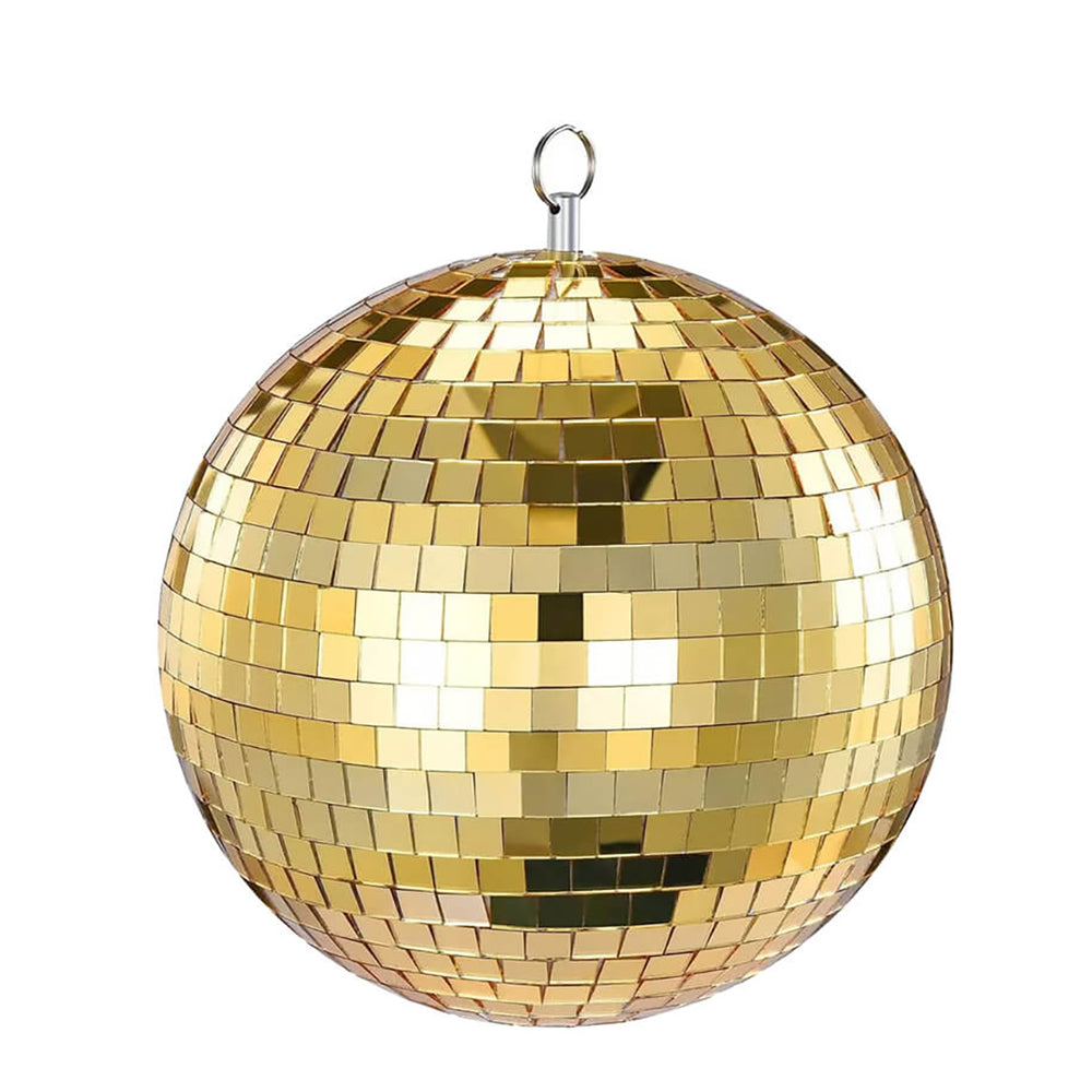 כדור דיסקו זהב קוטר 15 ס״מ