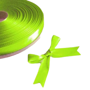 גליל סרט סאטן ירוק תפוח עובי 1 ס"מ