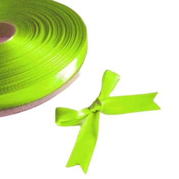גליל סרט סאטן ירוק תפוח עובי 1 ס"מ