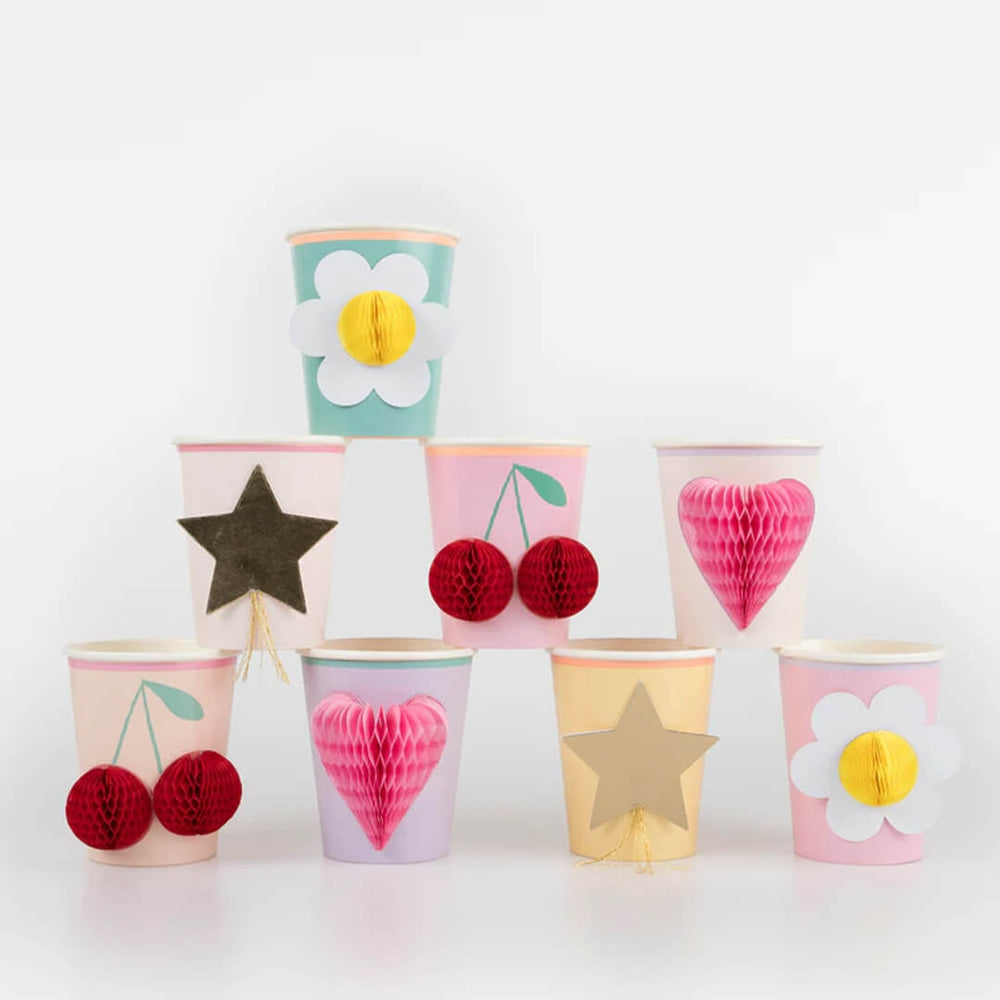 כוסות אייקונים משמחים