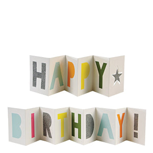 כרטיס ברכה נפתח happy birthday - meri meri