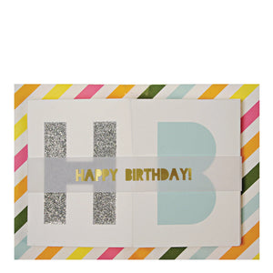 כרטיס ברכה נפתח happy birthday - meri meri