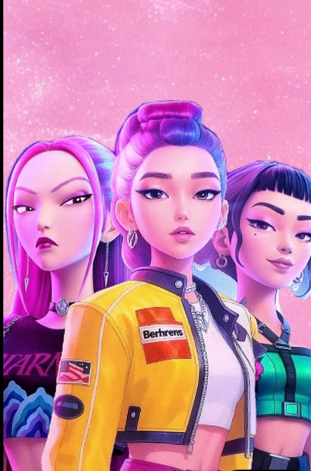 דף סוכר אכיל מוכן לעוגה - קיי פופ ורוד