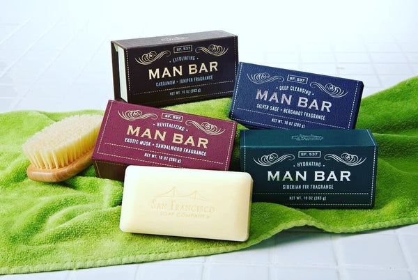 סבון Man Bar Midnight Amber