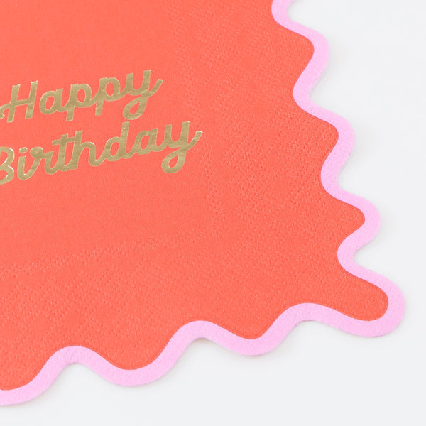 מפיות גדולות קצה גלי - Meri Meri