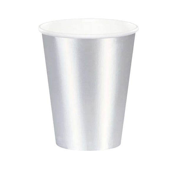 יחידות 20 כוסות נייר כסף