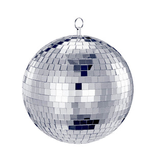 כדור דיסקו כסף 15 ס״מ