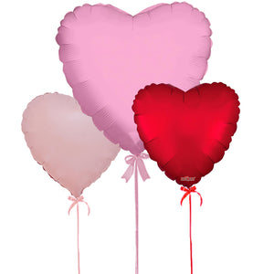 זר אהבה בשלושה צבעים וגדלים