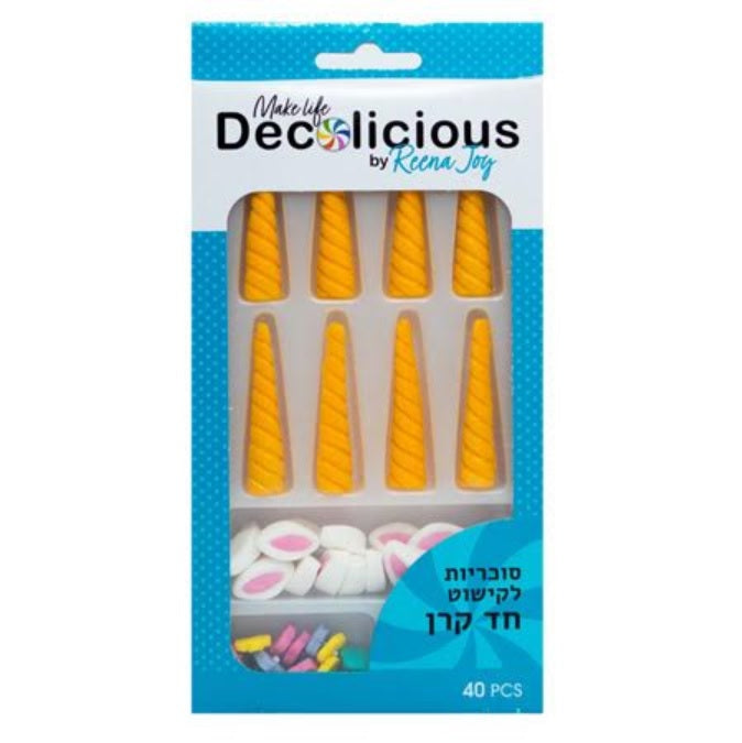 מארז קישוטי בצק סוכר - חד קרן