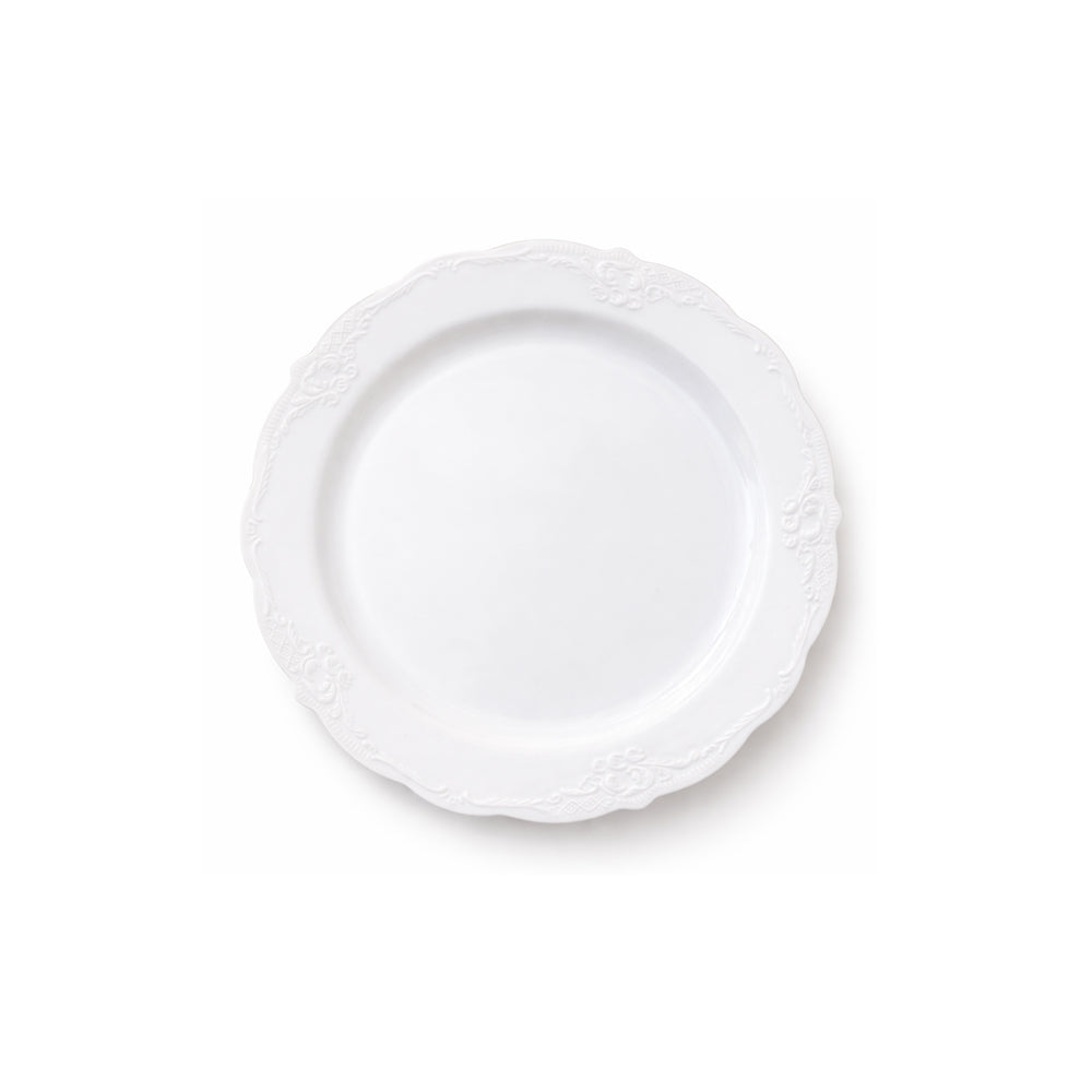 צלחות וינטאג׳ לבנות קטנות