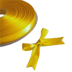 גליל סרט סאטן צהוב עובי 1 ס"מ