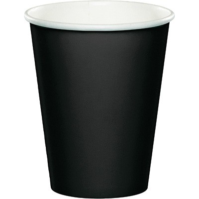 כוסות נייר שחור
