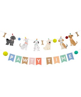 גרילנדת יום הולדת מסיבת כלבים - Meri Meri