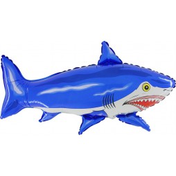 בלון הליום כריש כחול
