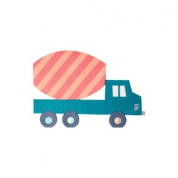 מפיות בצורת משאית - Meri Meri