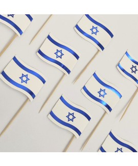 דגל ישראל על קיסם