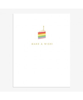 כרטיס ברכה יום הולדת - עוגה צבעונית