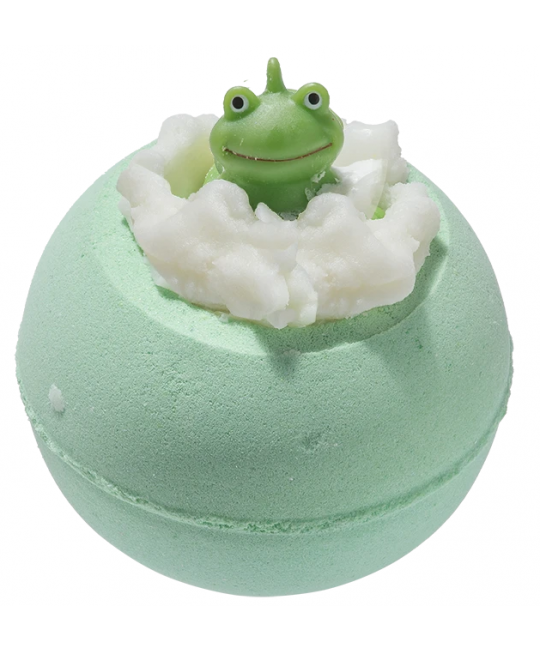 פצצת אמבטיה+ צעצוע צפרדע