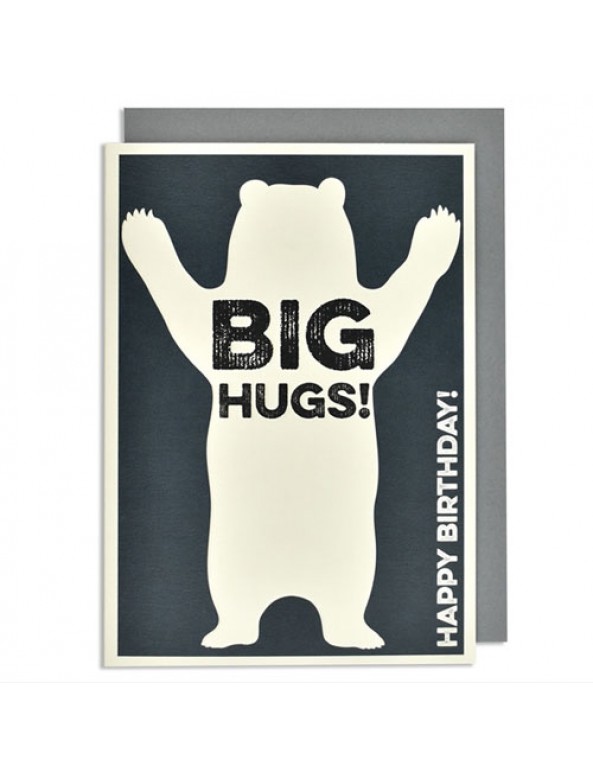 כרטיס ברכה יום הולדת - big hugs
