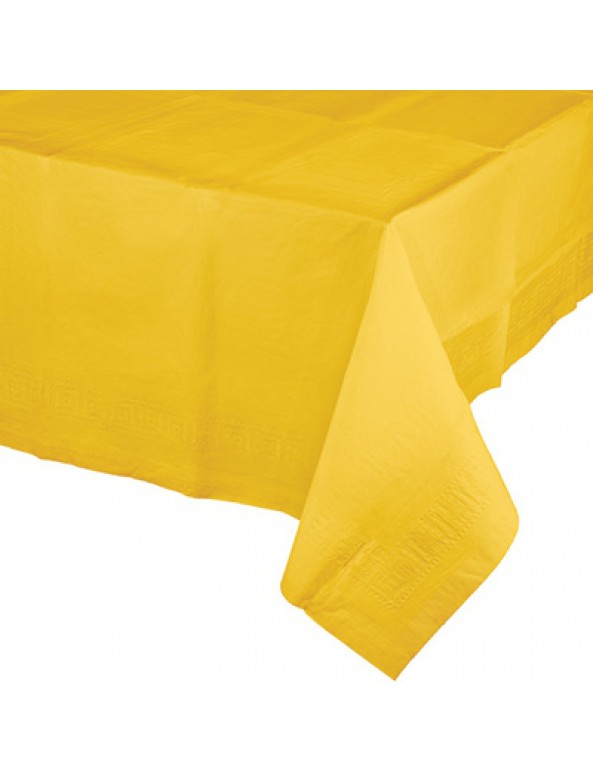 מפת ניילון צהוב, מפה, מפת ניילון, מפה צהובה, צהוב, צהובה,  עיצוב שולחן, סידור שולחן, שולחן צהוב