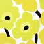 מפיות מרימקו- פרחים צהובים וירקרקים